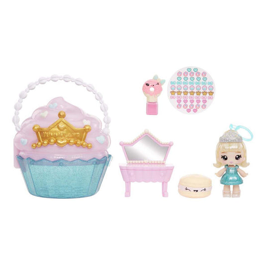 Mga entertainment beauty bag speelset en lipgloss pop - cupcake