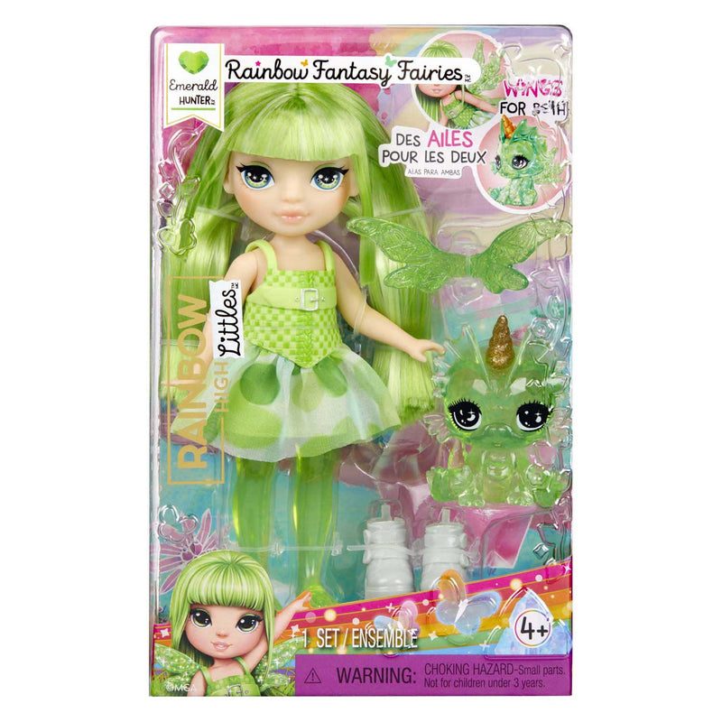 Load image into Gallery viewer, Rainbow high littles rainbow fantasy-elfjespop emerald (groen)
