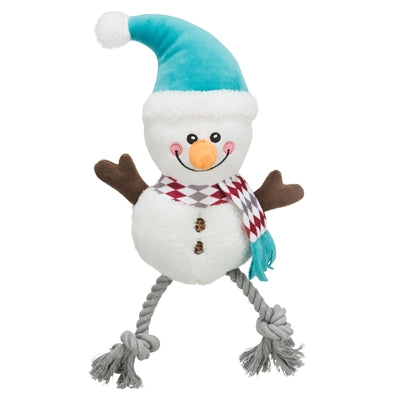 Load image into Gallery viewer, Trixie xmas sneeuwpop pluche katoen

