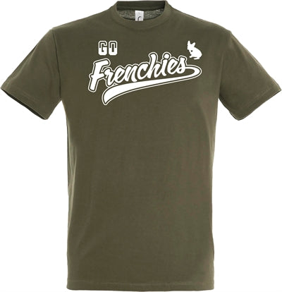 Load image into Gallery viewer, T-shirt go frenchies army grn
