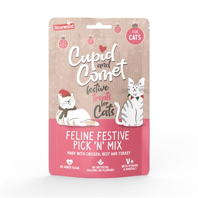 Load image into Gallery viewer, Cupid comet feline festive pick 'n mix snacks
