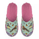 Pantoffel tuinvogels groen roze