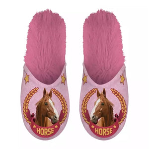 Pantoffel horse roze