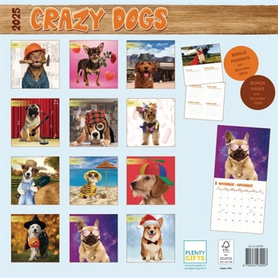 Load image into Gallery viewer, kalender crazy dogs 2025

