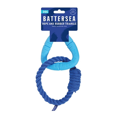 Load image into Gallery viewer, Battersea triangel rubber touw blauw
