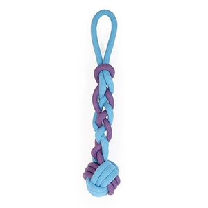 Battersea touw rubber tug blauw