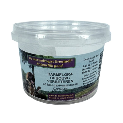 Load image into Gallery viewer, Dierendrogist darmflora opbouw verbeterend capsules
