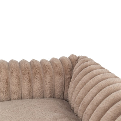 Trixie hondenmand lonni ribfluweel hoekig lichtbruin