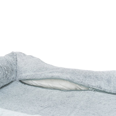 Load image into Gallery viewer, Trixie vital hondenmand lino hoekig grijs lichtgrijs
