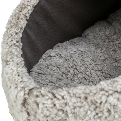 Load image into Gallery viewer, Trixie kattenmand iglo calida warmtereflecterend grijs-wit zwart
