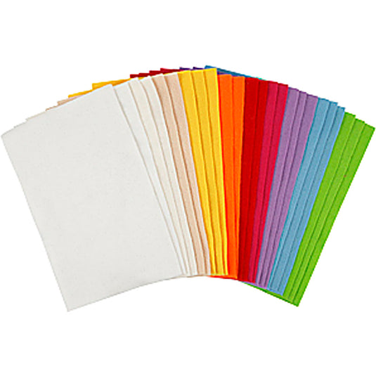 Hobbyvilt Diverse kleuren, 24 Vellen