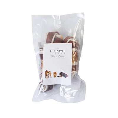 Load image into Gallery viewer, Petstyle living geknoopt bot multicolor met kip
