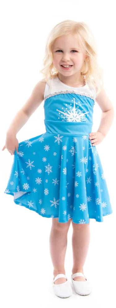 Little adventures - ice twirl jurk – maat 116-122