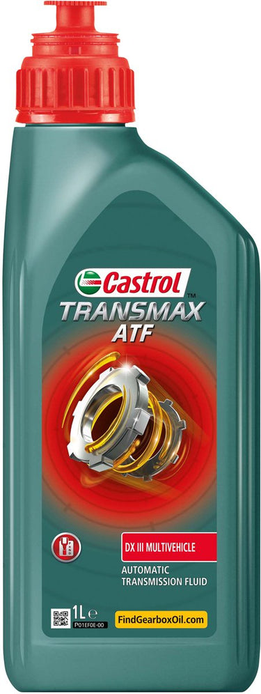 Castrol transmax atf dx iii mv versnellingsbak olie 1 liter