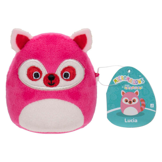 Squishmallows knuffel pluche - micromallows chanel, brina, lucia, tenise, 4-pack