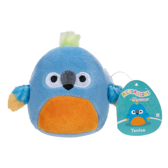 Squishmallows knuffel pluche - micromallows chanel, brina, lucia, tenise, 4-pack