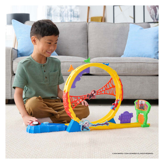 Jazwares spidey amazing metalen super loop racebaan
