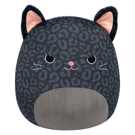 Squishmallows knuffel pluche - xiomara zwarte panter, 30cm