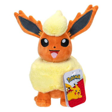 Jazwares pokémon knuffel pluche flareon, 20cm