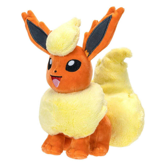 Jazwares pokémon knuffel pluche flareon, 20cm