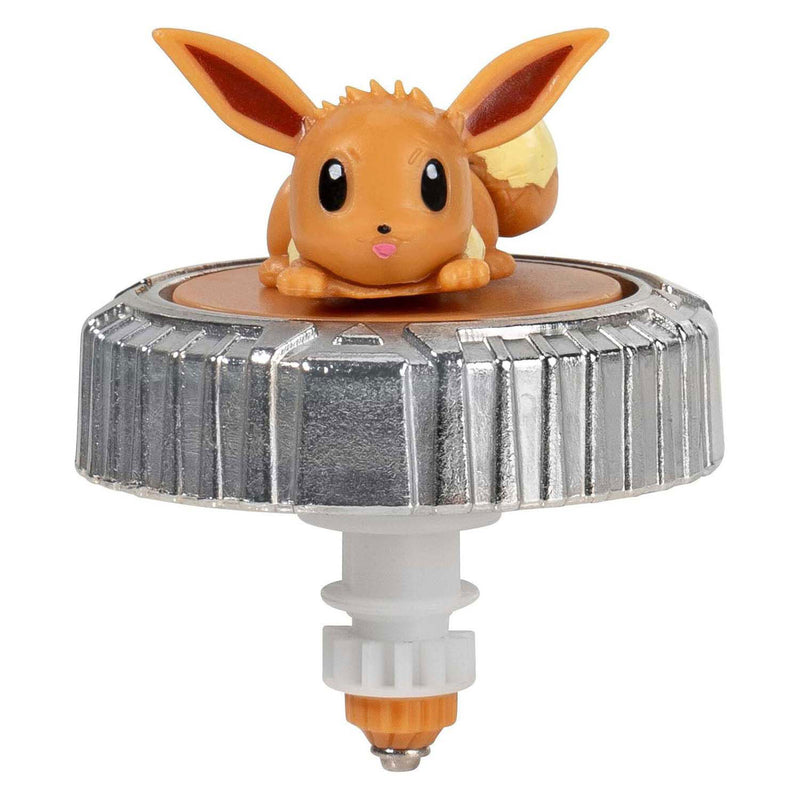 Load image into Gallery viewer, Jazwares pokémon battle spinner game - eevee pokéball
