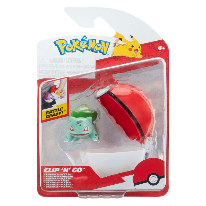 Load image into Gallery viewer, Jazwares pokémon - clip n go bulbasaur met pokébal
