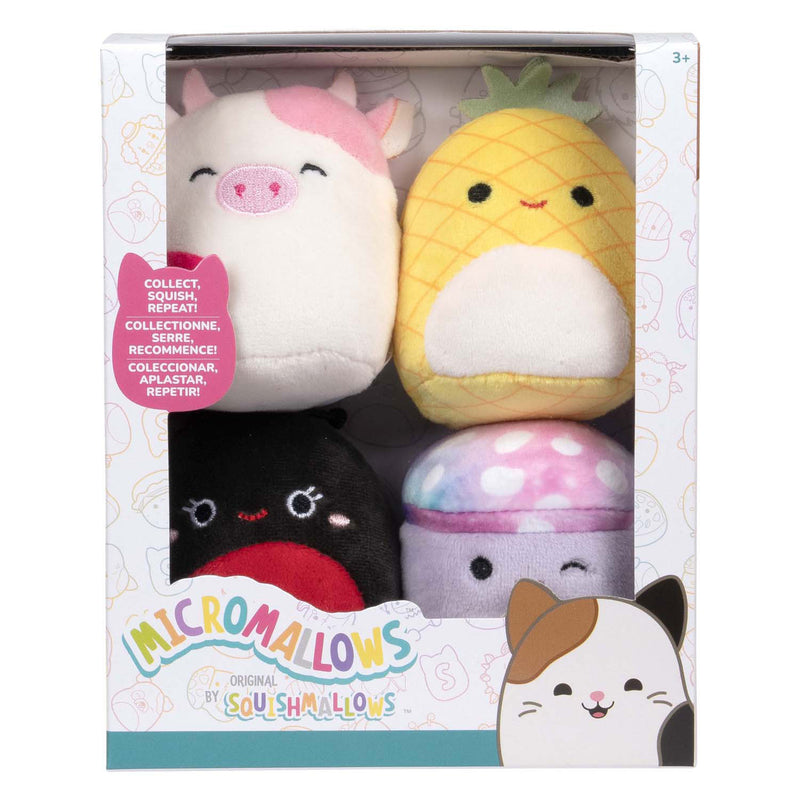 Load image into Gallery viewer, Squishmallows knuffel pluche micromallows - maui, trudy, caedyn, minya, 4-pack
