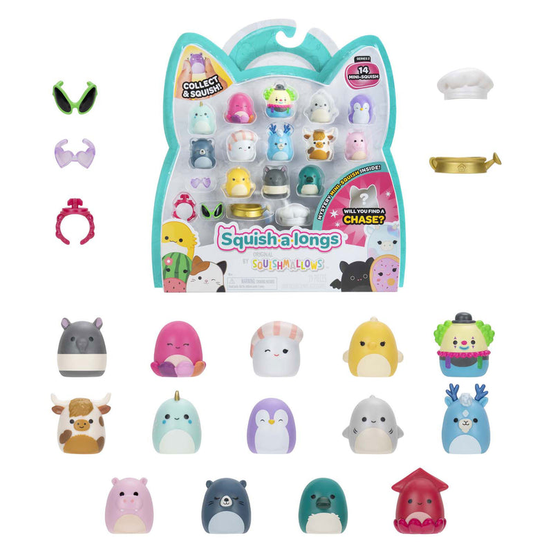 Load image into Gallery viewer, Squishmallows - squish-a-longs speelfiguren, 14dlg.
