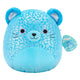 Squishmallows knuffel pluche - blauwe jaguar, 30cm