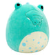 Squishmallows knuffel pluche - tortuga blauwgroene alligator, 40cm
