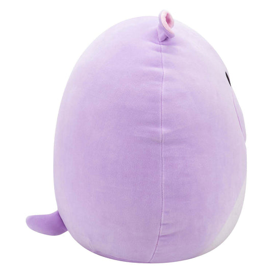 Squishmallows knuffel pluche - hanna de paarse nijlpaard, 40cm