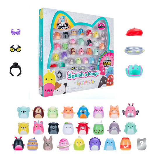 Jazwares squishmallows - squish-a-longs speelfiguren style 1 - 25dlg.