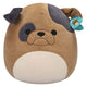 Jazwares squishmallows knuffel pluche - loafer the bulldog - 40cm