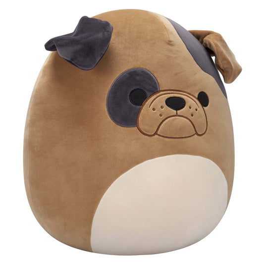 Jazwares squishmallows knuffel pluche - loafer the bulldog - 40cm