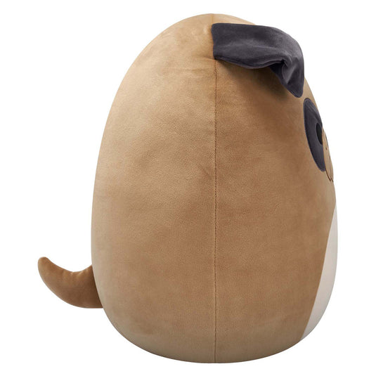 Jazwares squishmallows knuffel pluche - loafer the bulldog - 40cm