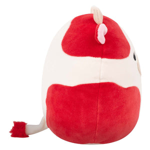 Jazwares squishmallows knuffel pluche - claudio the red mushroom cow - 19cm