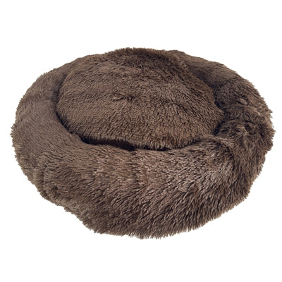 Load image into Gallery viewer, Sazzz hondenmand fluffy bruin
