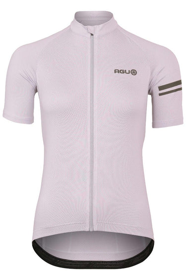 Agu core essential - fietsshirt - korte mouwen - dames - paars- maat m