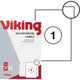 Multifunctionele etiketten viking 980472 mat wit