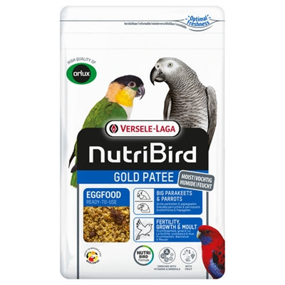 Nutribird orlux gold patee eivoer grote parkiet papegaai