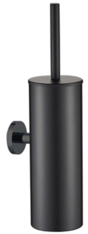 Plieger vigo toiletborstelhouder – wandbevestiging – 38 cm – 10 jaar garantie – mat zwart