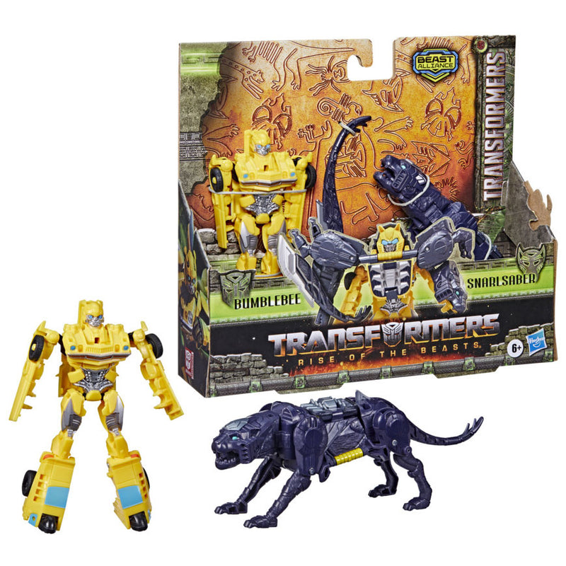 Load image into Gallery viewer, Hasbro Transformers Rise of the Beasts Combiner Actiefiguren Bumblebee Snarlsaber
