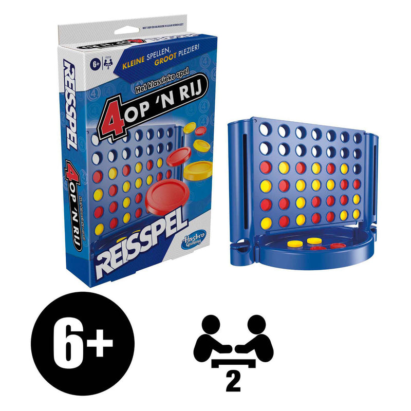 Load image into Gallery viewer, Hasbro gaming vier op 'n rij - reisspel -
