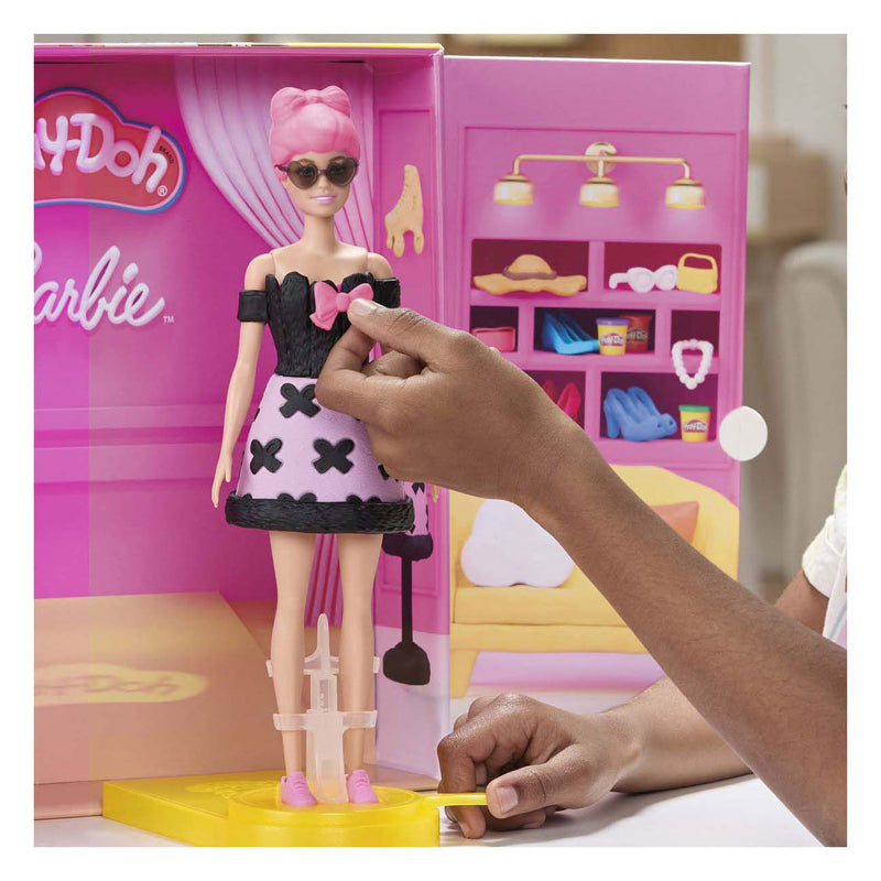 Load image into Gallery viewer, Play-doh barbie designer modeshow speelset - boetseerklei
