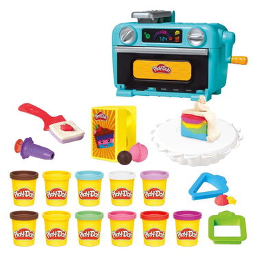 Play-doh taart met laagjes - boetseerklei