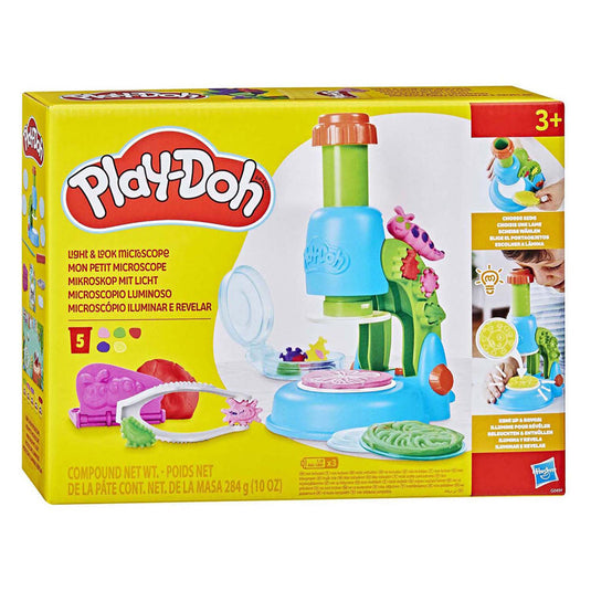Play-doh microscoop met licht - 5 kleipotjes