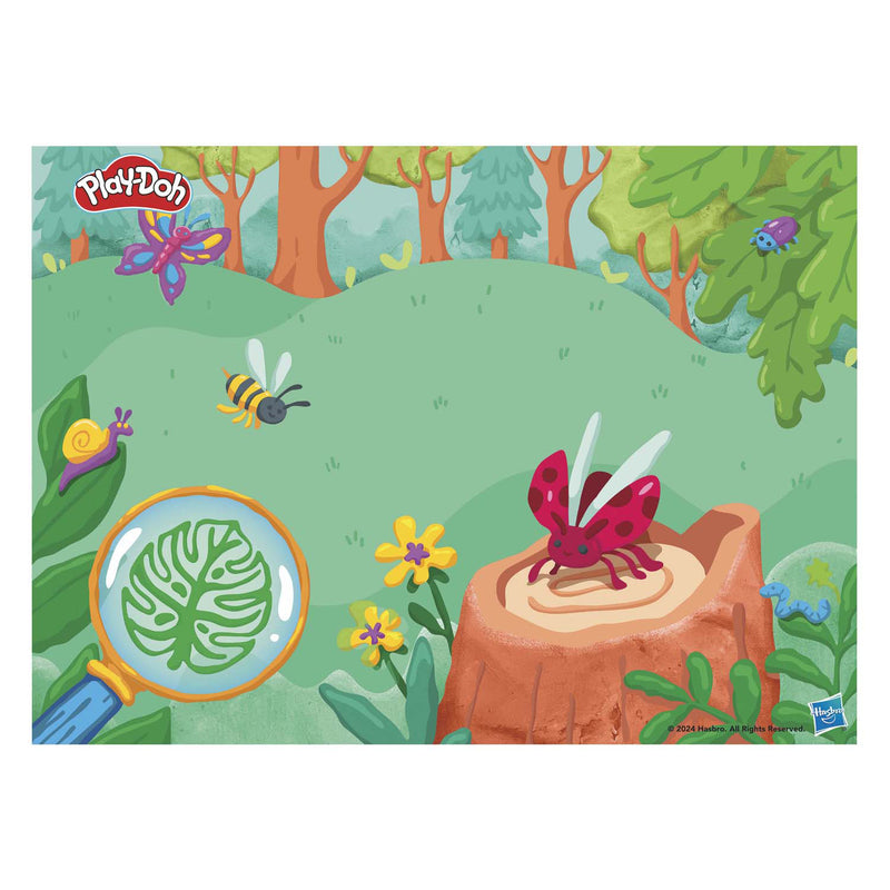 Load image into Gallery viewer, Play-doh microscoop met licht speelset - boetseerklei - 5 potjes - knutselen voor kinderen
