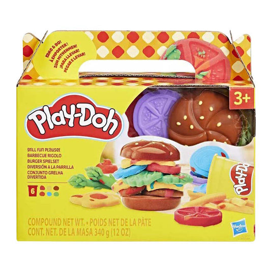 Play-doh grillplezier - 6 kleipotjes