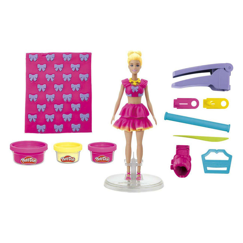 Load image into Gallery viewer, Play-doh barbie ruches en strikken - boetseerklei
