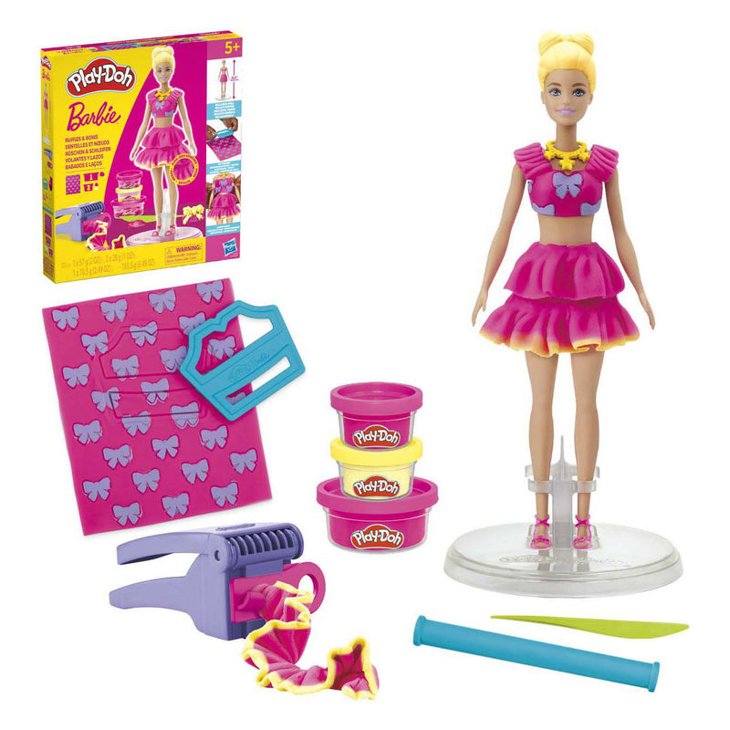Load image into Gallery viewer, Play-doh barbie ruches en strikken - boetseerklei
